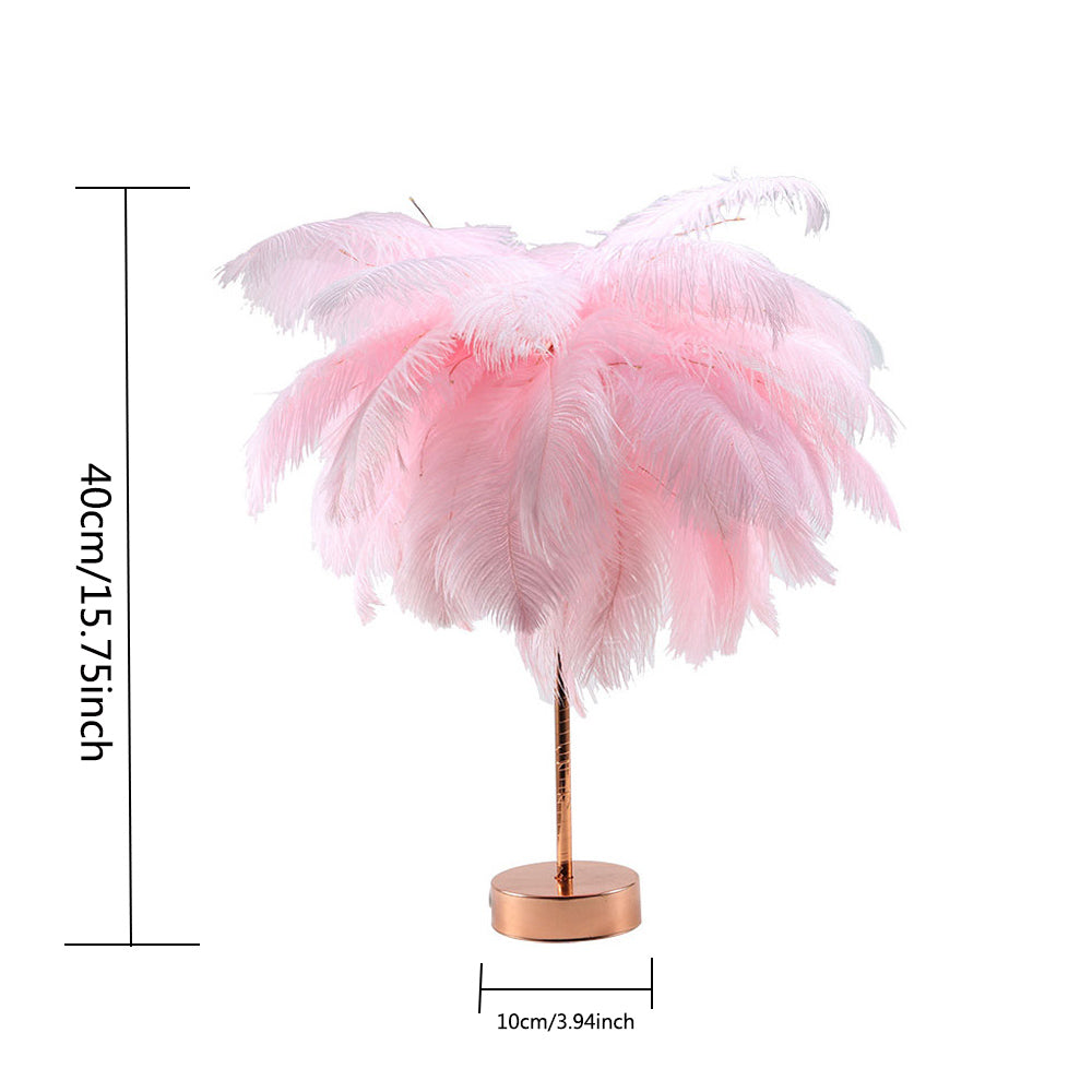 Feather Table Lamp