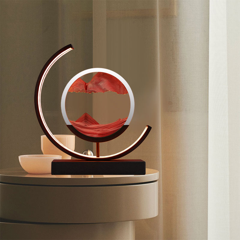 3D Hourglass LED Lamp